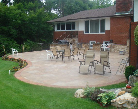 Beautiful Long Island backyard by Paccione Landscape Design Services.