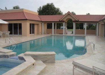 Pool paving and masonry