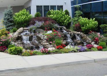 Commercial waterfall