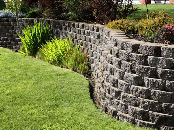 Retaining walls by Paccione & Sons