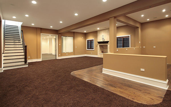 Oceanside custom finished basement