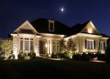 Custom Outdoor lighting by Paccione & Sons