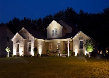 Custom Outdoor lighting by Paccione & Sons