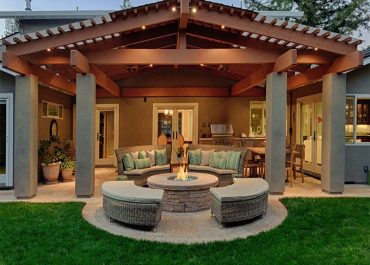 home patio design & built by Paccione & Sons