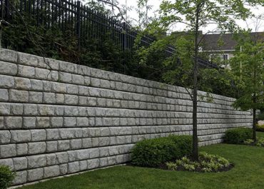 retaining wall by Paccione & Sons